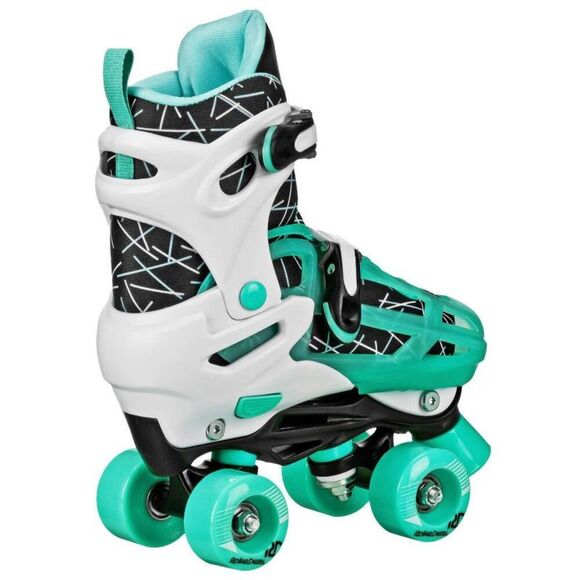 Open Box - Roller Derby - Mint Prodigy Kids' Inline-Quad Combo Sk Green/White - Picture 3 of 4